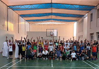 Student working in class